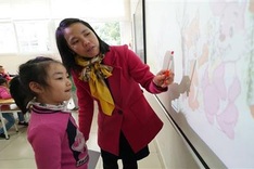 Parents send children to pre-school classes