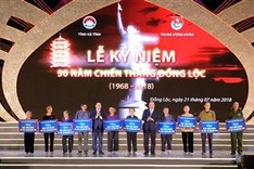 Ceremony marks 50th anniversary of the Dong Loc victory