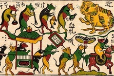 Ancient Vietnamese painting is fading