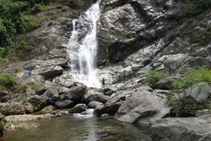 White Waterfall - longhair fairy awaits tourists’ footprints
