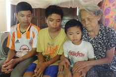 Three boys struggle to care for grandmother after losing parents