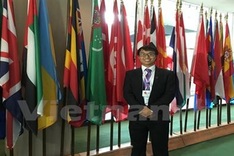Vietnamese students speak at UN General Assembly