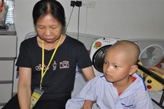 Mother and son battle with cancer