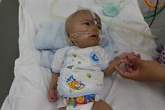 9-month old baby fights for his life
