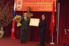 Friendship Order awarded to Russian expert