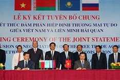 Vietnam – Customs Union to sign FTA in early 2015