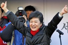 Park elected South Korea's first woman president
