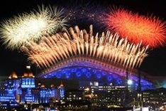 Sochi Olympics open with a bang