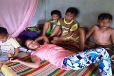 Ailing parents and four children face uncertain future