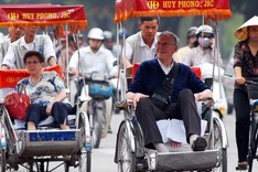 A relaxing ride around town