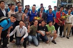 Vietnam’s national football team welcomed in Malaysia