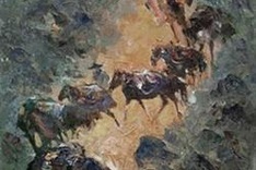 Ha Giang stallions come alive in oil paintings