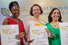 Vietnamese student wins Bayer environmental award