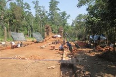 Ancient road discovered at Mỹ Sơn Sanctuary