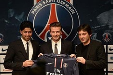 David Beckham joins France's PSG football club