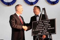 US Ambassador launches new St. Paul campus