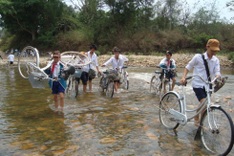 Students risk life getting to school