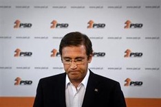 Portuguese PM admit's party's defeat at elections