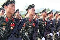 Rehearsals for National Day parade take place