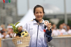 Marathoner Thi Thanh delivers 3rd silver at 2017 SEA Games