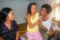 The desperate tears of a father