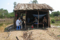Young girl takes care of sick father and two brothers