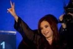 Argentine president wins landslide re-election