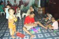 Buddhist followers give generous donation to charity