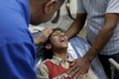 Bahrain protesters shot as heir promises talks