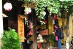 Ancient town adorned by spring colours