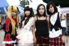 Colourful cosplay hits town