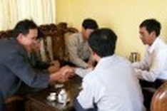 Officials busted playing cards on duty