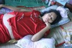 Tears for a son, not for her pain
