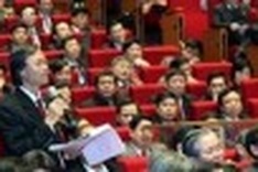 Delegates vote on some issues in the Congress documents