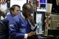 Stocks tumble as euro drops, jobless claims rise