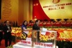 Delegates elect members of Party Central Committee