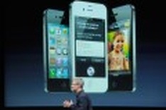 Apple unveils updated iPhone, stock slips