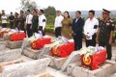 Vietnamese soldiers' remains return from Laos, Cambodia