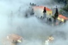 Scenes of Sapa covered in mist