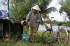 Community water source clouded with pollution