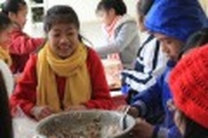 Tet comes early for a few orphans