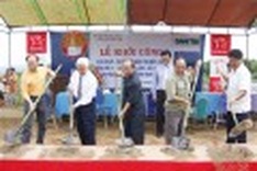 Construction begins thanks to donations from readers