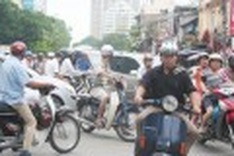 Welcome to Hanoi's traffic...