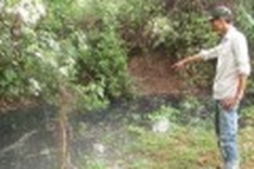 Waste-water pollution leaves locals desperate