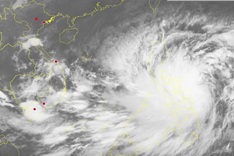Storm Trami forecasted to enter the East Sea