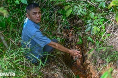 Widening crack in Lam Dong hill prompts urgent resident location