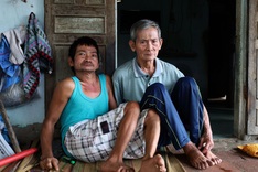 Elderly father and three disabled sons receive support to build new home