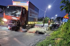 Three killed after motorcycle collides with lorry in Tay Ninh