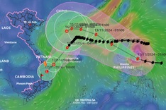 Typhoon Yinxing weakens, typhoon Toraji to enter East Sea