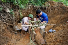 Wartime bomb found at garden in Quang Binh